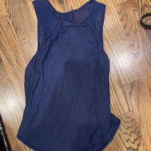 lululemon size 4 mesh back tank